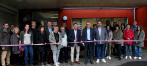 La nouvelle classe maternelle inaugur�e