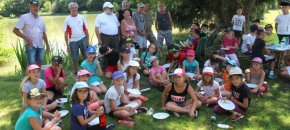 Les enfants ont mordu � la p�che