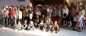 R�ception conviviale pour la f�te des m�res