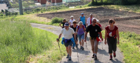 Beau succ�s de la marche dans la nature